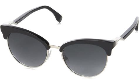 Sunglasses Fendi FF 200 /s 0807 Black / HD Gray Gradient Lens 